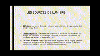 Hiba - 2AC - Les sources de lumière - R