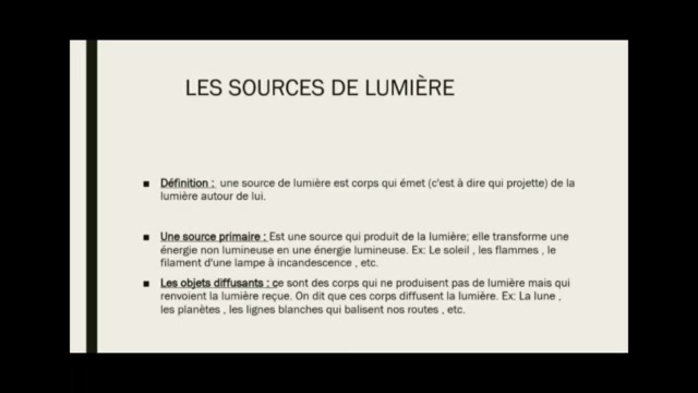 Hiba - 2AC - Les sources de lumière - R