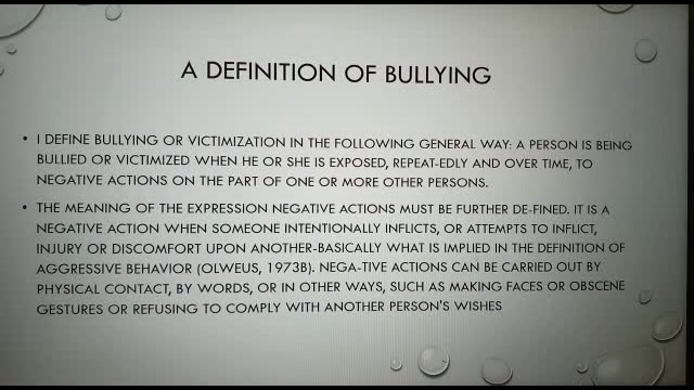 Rahmouni - 2AC - Bullying - R