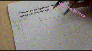 Ines - CE3 - Tracer un parallélograme - N